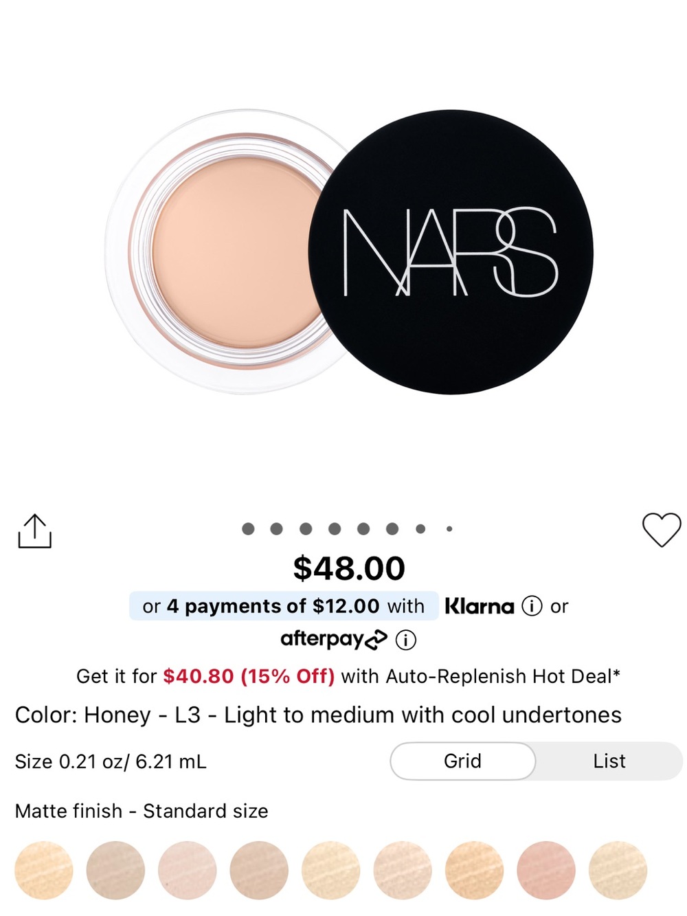 NARS Soft Matte Complete Concealer - Picture 15 of 15